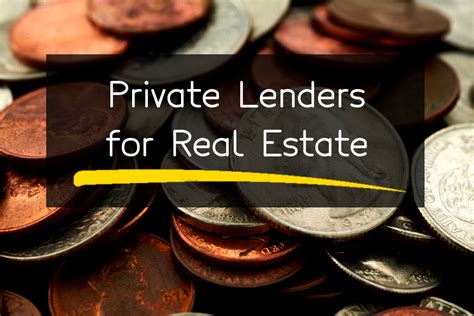 real estate private money lenders.